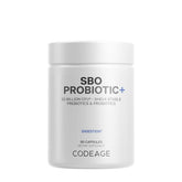 SBO Probiotic+ 50 Billion CFU & Prebiotics - Vegan Digestion Supplement - 90 Capsules (45 Servings)